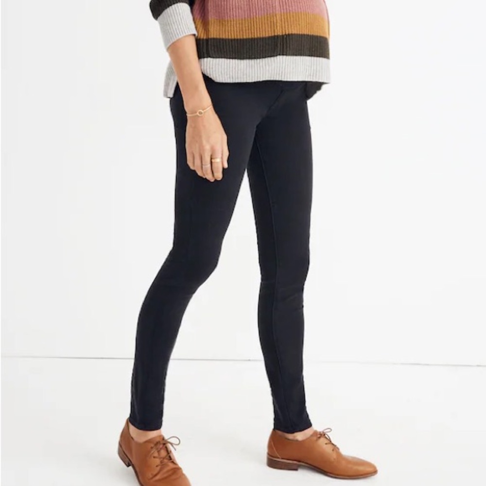 Madewell Maternity Over-the-Belly Skinny Jeans in Lunar Wash